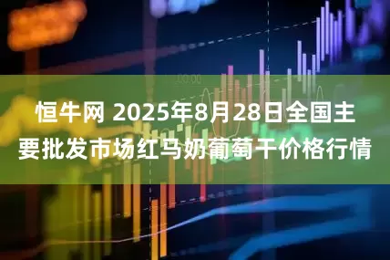 恒牛网 2025年8月28日全国主要批发市场红马奶葡萄干价格行情