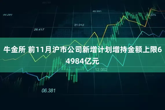 牛金所 前11月沪市公司新增计划增持金额上限64984亿元