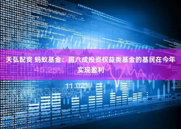 天弘配资 蚂蚁基金：超八成投资权益类基金的基民在今年实现盈利